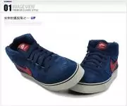 nike 6.0 air mogan mid chaussures hommes genereux bleu rouge